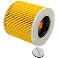 Los mejores  - vhbw Filtro de cartucho para aspirador robot aspirador multiusos Kärcher WD 2500 M- WD 3.200- WD 3.300 M- WD 3.500 P- WD…